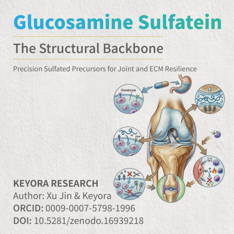 Glucosamine Sulfate in Chronic Joint Disease Management: From Structural Repair to Clinical Symptom Improvement