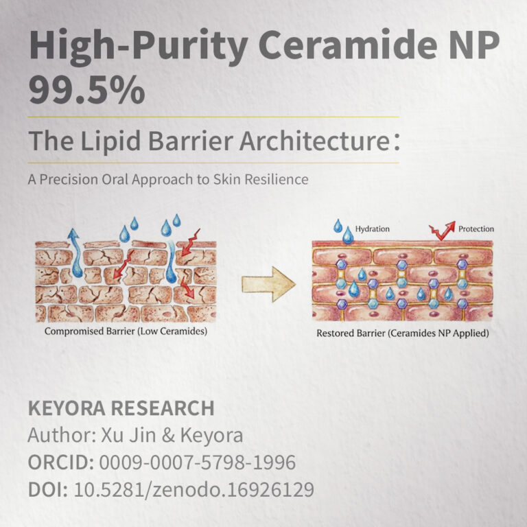 Oral Ceramide NP 99.5%: Molecular Orchestration of the Stratum Corneum Tri-Lamellar Matrix