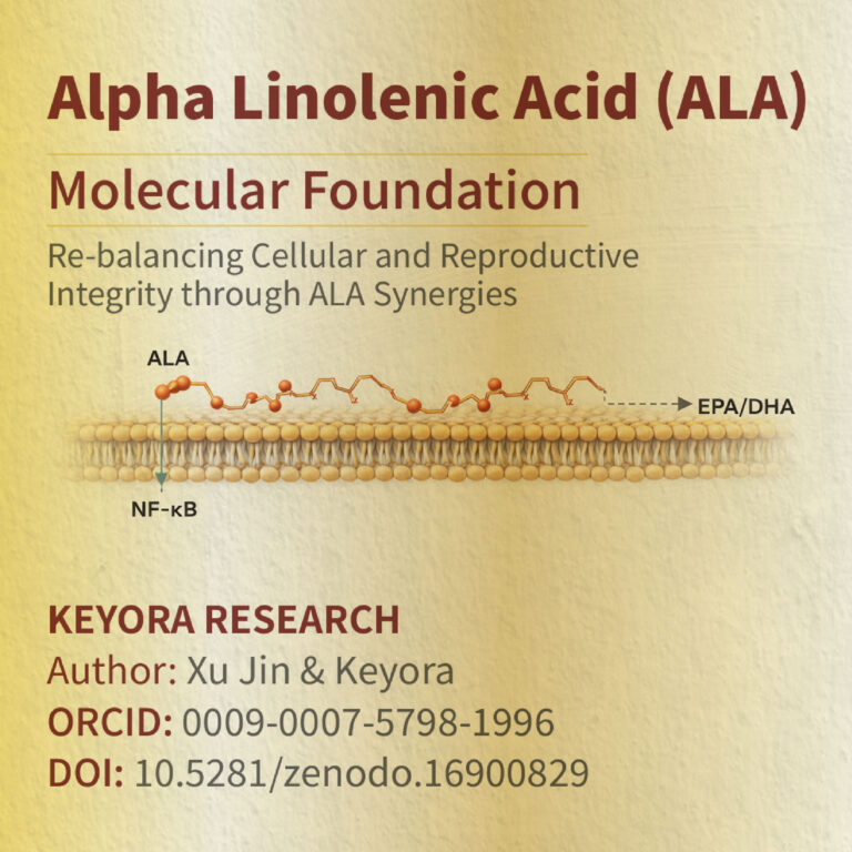 Alpha-Linolenic Acid, ALA (Omega-3): Molecular Mechanisms of Membrane Integration and Systemic Homeostasis