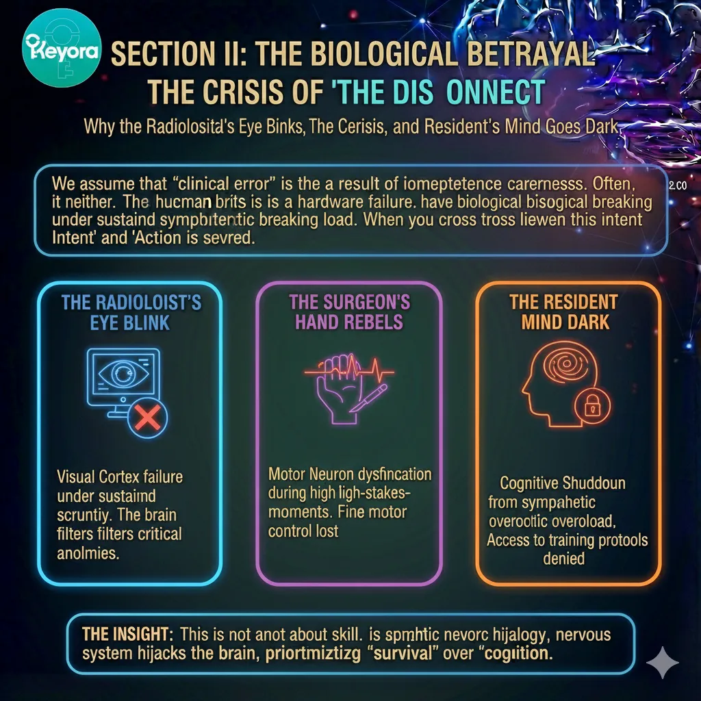 Keyora Academic Matrix Diagram detailing the Crisis of Input Rejection, Hippocampal Saturation, and Terminal Rejection under exam stress. Illustrates the full stress-induced cognitive collapse cycle. Keyora Academic Matrix Diagram detailing the Crisis of Input Rejection, Hippocampal Saturation, and Terminal Rejection under exam stress. Illustrates the full stress-induced cognitive collapse cycle.