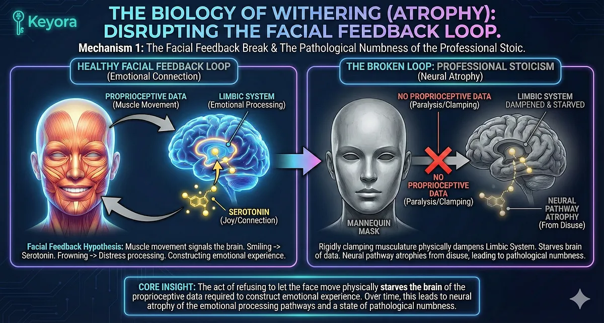 Keyora guide on High-Functioning Anxiety and the Iron Mask. It details the Biological Error: HPA Axis Failure, IDO Hijack, GABA Depletion, Amygdala Hyper-Reactivity, and Excitotoxicity. This causes Vicarious Trauma, the Toxic Sponge effect, and the Wired but Tired state. The System Reset Protocol utilizes Ashwagandha, Magnesium Glycinate, 5-HTP, Vitamin B6, and L-Theanine to restore Sustainable Precision. Keyora guide on High-Functioning Anxiety and the Iron Mask. It details the Biological Error: HPA Axis Failure, IDO Hijack, GABA Depletion, Amygdala Hyper-Reactivity, and Excitotoxicity. This causes Vicarious Trauma, the Toxic Sponge effect, and the Wired but Tired state. The System Reset Protocol utilizes Ashwagandha, Magnesium Glycinate, 5-HTP, Vitamin B6, and L-Theanine to restore Sustainable Precision.