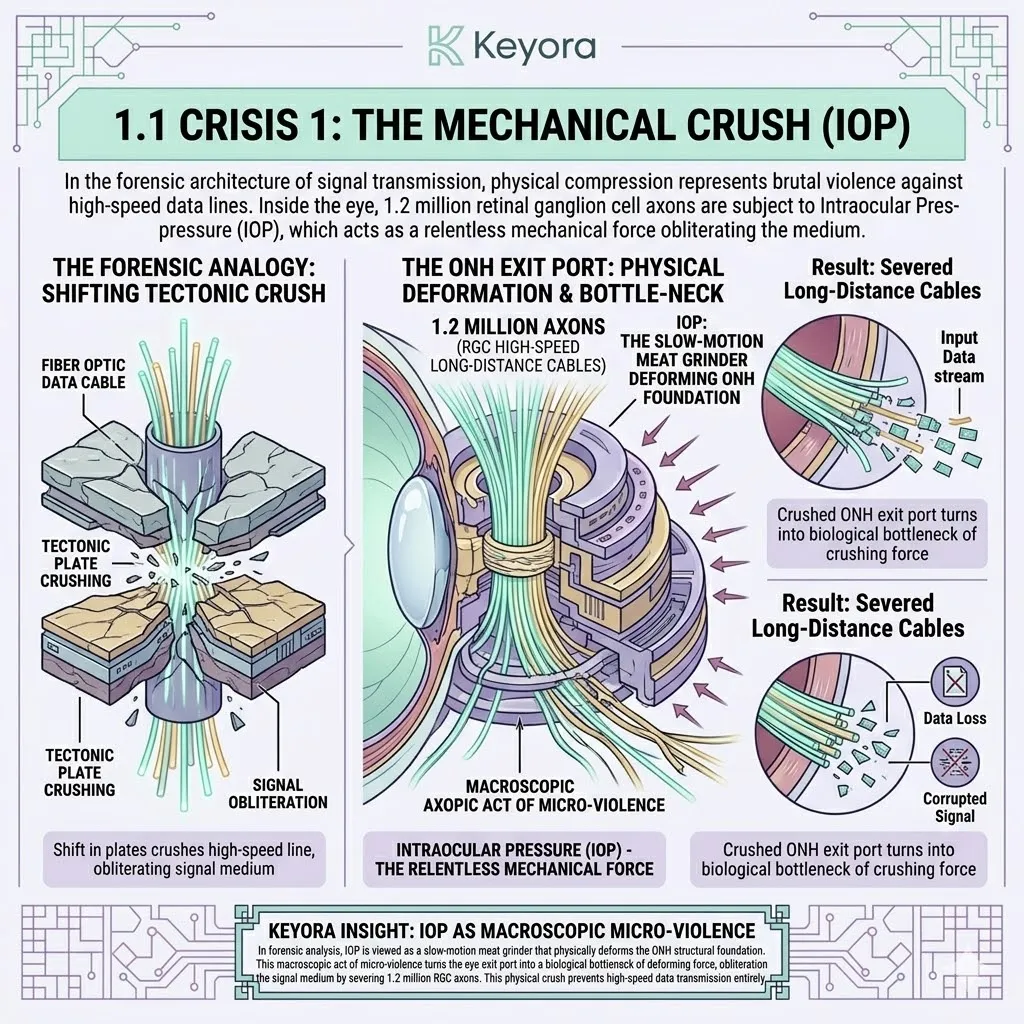 Mechanical IOP compression acts as a systemic meat grinder, disrupting ATP Synthesis and the Four-Drive System to compromise Neurological Sovereignty. Mechanical IOP compression acts as a systemic meat grinder, disrupting ATP Synthesis and the Four-Drive System to compromise Neurological Sovereignty.