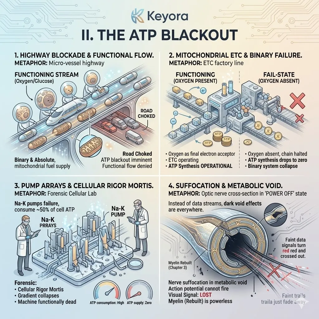 Mitochondrial electron transport chain restoration reverses the ATP blackout and metabolic void to ensure systemic regulator sovereignty and neural firing. Mitochondrial electron transport chain restoration reverses the ATP blackout and metabolic void to ensure systemic regulator sovereignty and neural firing.