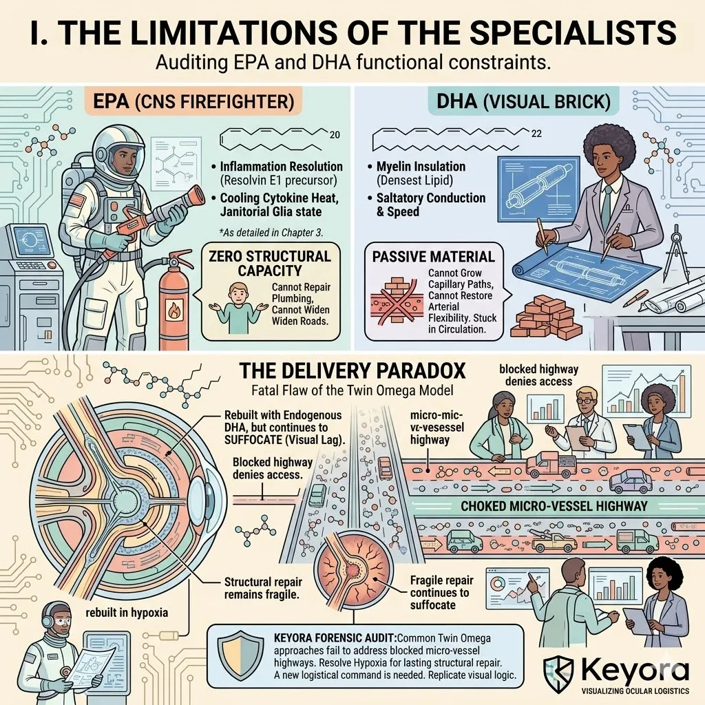 DPA-led micro-vascular engineering overcomes the delivery paradox to restore systemic regulator fluidity and the coronation of the ATP synthesis highway. DPA-led micro-vascular engineering overcomes the delivery paradox to restore systemic regulator fluidity and the coronation of the ATP synthesis highway.
