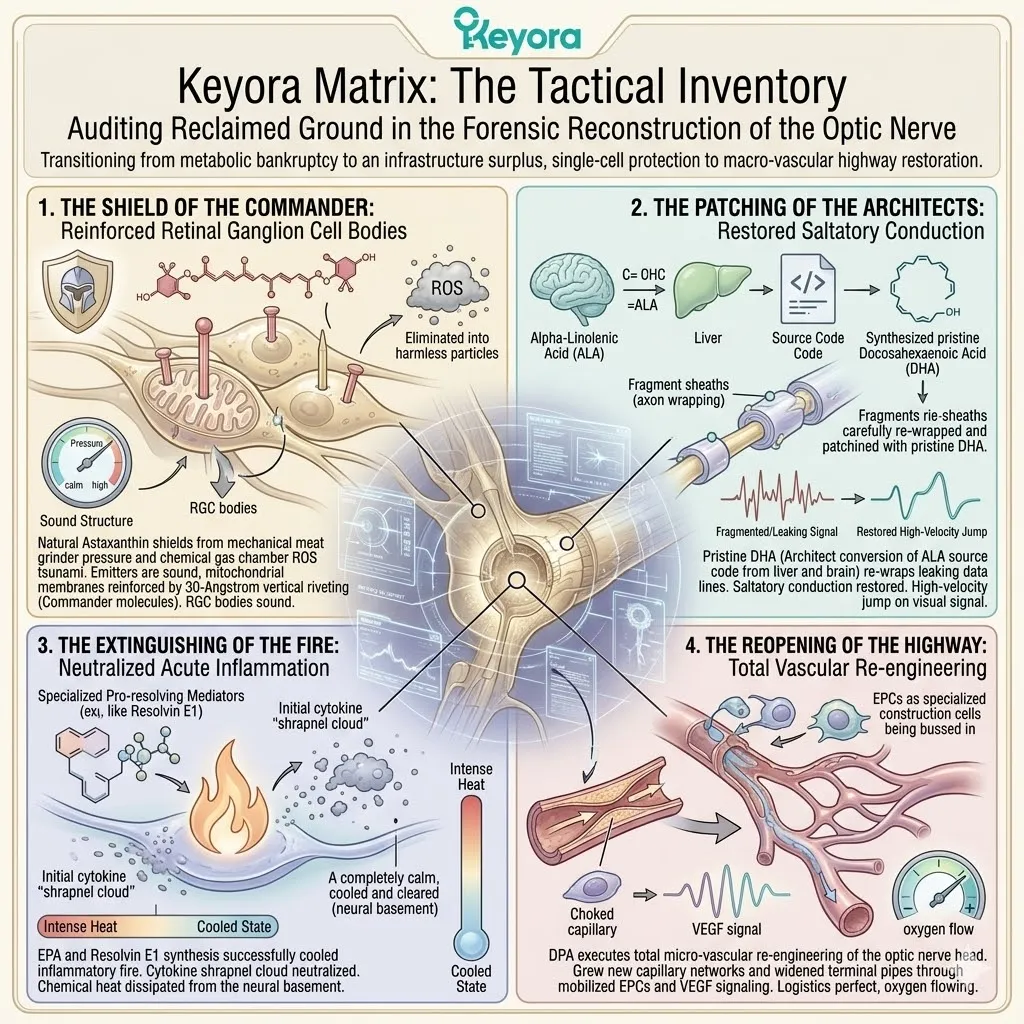 Systemic regulator integration across the four-drive system restores RGC structural integrity and ATP synthesis to achieve absolute neurological sovereignty. Systemic regulator integration across the four-drive system restores RGC structural integrity and ATP synthesis to achieve absolute neurological sovereignty.