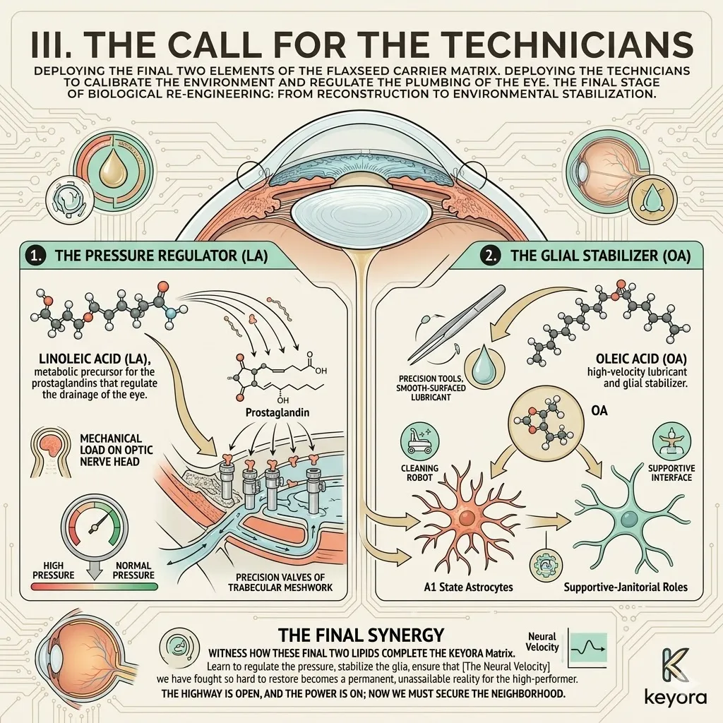 Systemic regulator stabilization via LA and OA modulation reverses glial rogue states to ensure ATP synthesis and absolute neurological sovereignty. Systemic regulator stabilization via LA and OA modulation reverses glial rogue states to ensure ATP synthesis and absolute neurological sovereignty.