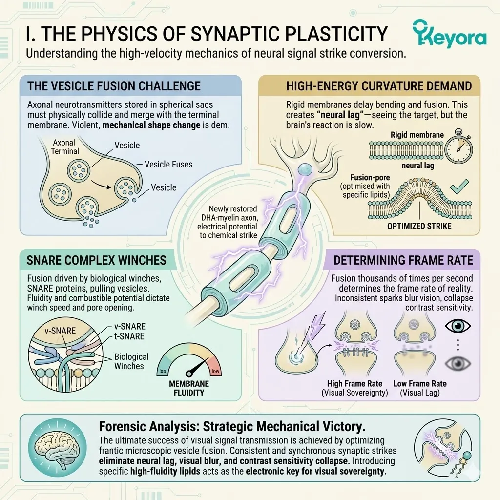 Arachidonic Acid facilitates extreme high-energy curvature and SNARE complex mechanics for instantaneous vesicle fusion and peak synaptic strike synchronization. Arachidonic Acid facilitates extreme high-energy curvature and SNARE complex mechanics for instantaneous vesicle fusion and peak synaptic strike synchronization.