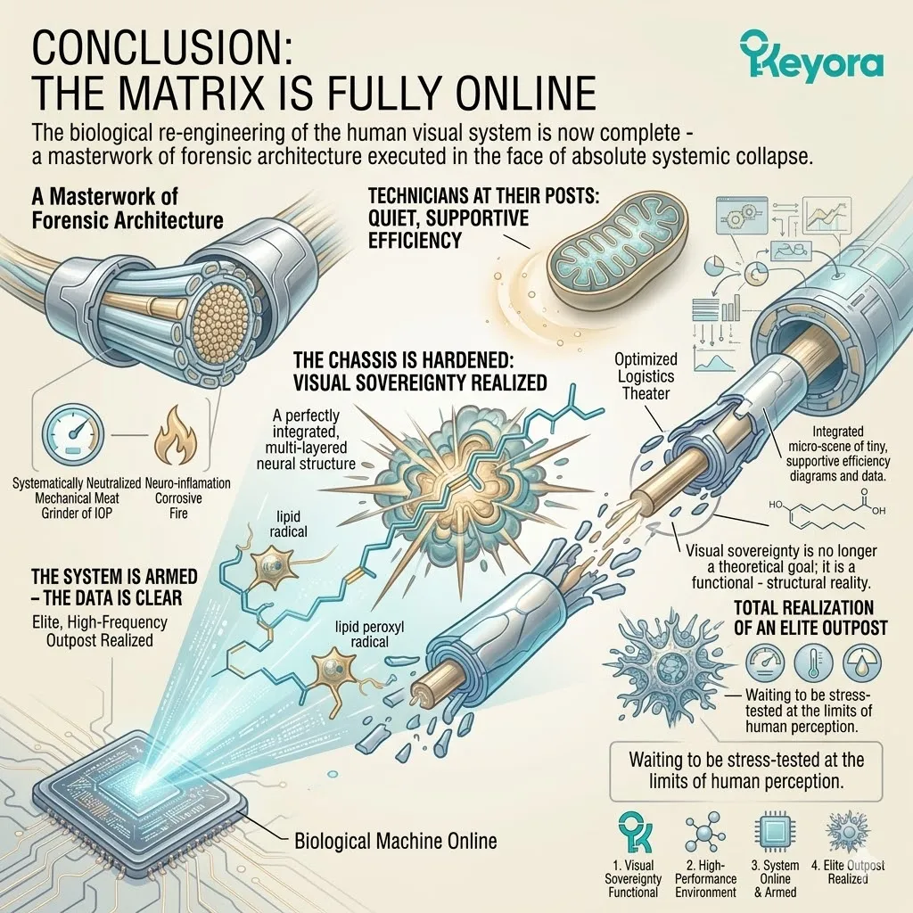 Integrated Keyora Matrix achieving total environmental stabilization and ATP Synthesis through the synergy of Systemic Regulators and the Four-Drive System. Integrated Keyora Matrix achieving total environmental stabilization and ATP Synthesis through the synergy of Systemic Regulators and the Four-Drive System.