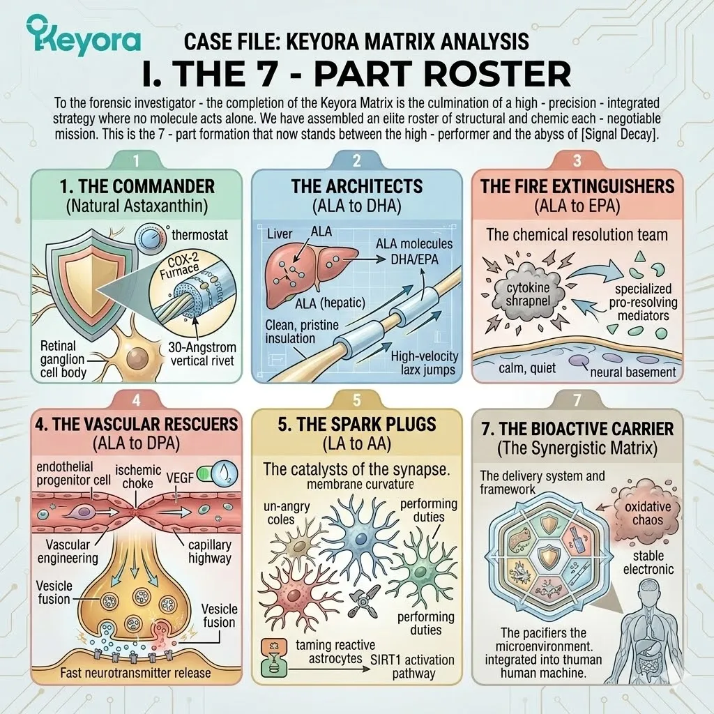 The 7-part Keyora Roster integrates The Commander, Architects, Rescuers, and Technicians into a unified Four-Drive System to eliminate Signal Decay. The 7-part Keyora Roster integrates The Commander, Architects, Rescuers, and Technicians into a unified Four-Drive System to eliminate Signal Decay.
