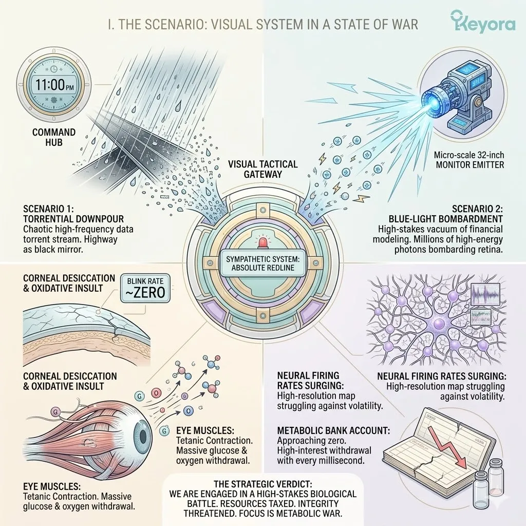Neural Velocity Matrix driving ATP Synthesis to counteract Neuro-Endocrine Storm, preserving axonal integrity and absolute visual bandwidth under high-intensity sensory aggression. Neural Velocity Matrix driving ATP Synthesis to counteract Neuro-Endocrine Storm, preserving axonal integrity and absolute visual bandwidth under high-intensity sensory aggression.