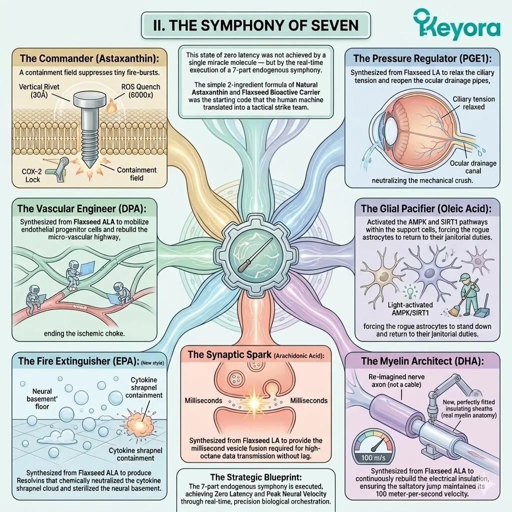Neural Velocity Matrix activating the Symphony of Seven to coordinate ATP Synthesis, PGE1 regulation, and DHA Myelin shielding for absolute neurological sovereignty. Neural Velocity Matrix activating the Symphony of Seven to coordinate ATP Synthesis, PGE1 regulation, and DHA Myelin shielding for absolute neurological sovereignty.