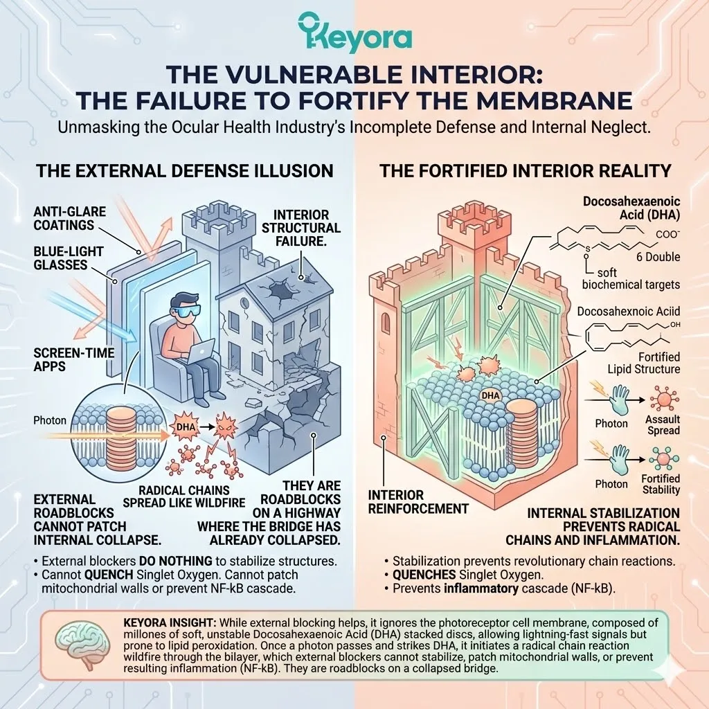 Lipid Peroxidation initiates a radical chain reaction in DHA discs, collapsing the Four-Drive System and Neurological Sovereignty via Singlet Oxygen. Lipid Peroxidation initiates a radical chain reaction in DHA discs, collapsing the Four-Drive System and Neurological Sovereignty via Singlet Oxygen.