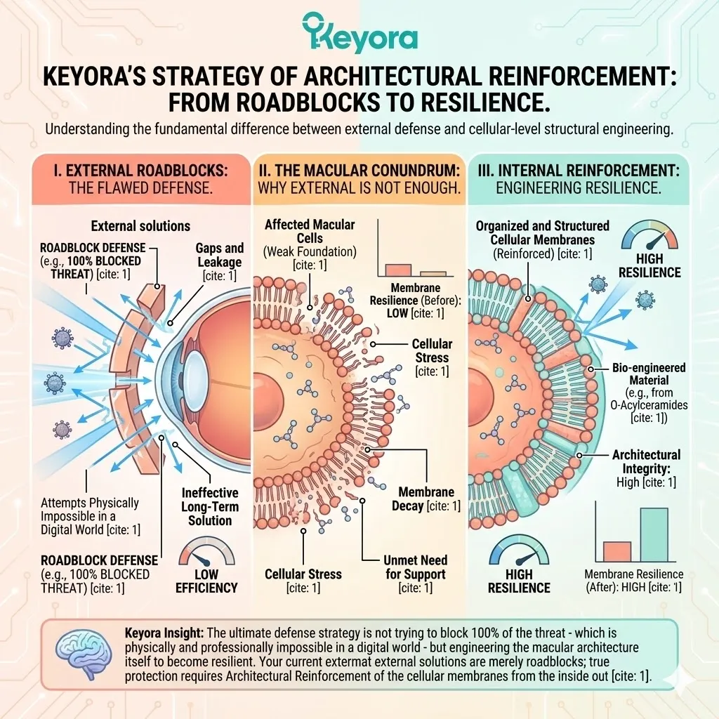 Architectural Reinforcement engineers the Macular Architecture to withstand the Neuro-Endocrine Storm by fortifying the cellular membrane Four-Drive System. Architectural Reinforcement engineers the Macular Architecture to withstand the Neuro-Endocrine Storm by fortifying the cellular membrane Four-Drive System.