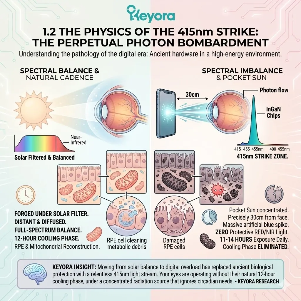 Spectral Imbalance from InGaN chips bypasses the Four-Drive System, inducing Thermodynamic Collapse of the Optical Processing Grid via 415nm Photon Bombardment. Spectral Imbalance from InGaN chips bypasses the Four-Drive System, inducing Thermodynamic Collapse of the Optical Processing Grid via 415nm Photon Bombardment.
