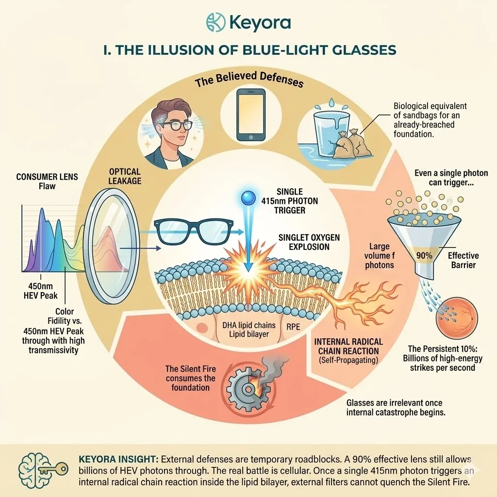 Optical Leakage of HEV photons through external filters triggers the Four-Drive System failure and Thermodynamic Collapse of the Optical Processing Grid. Optical Leakage of HEV photons through external filters triggers the Four-Drive System failure and Thermodynamic Collapse of the Optical Processing Grid.