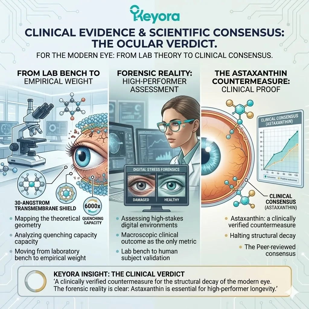 Mechanism of empirical validation confirms the 30-Angstrom Transmembrane Shield and 6000x quenching capacity through macroscopic clinical outcomes. Mechanism of empirical validation confirms the 30-Angstrom Transmembrane Shield and 6000x quenching capacity through macroscopic clinical outcomes.