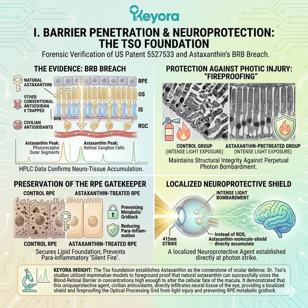 Mechanism of the Tso Foundation verifies Blood-Retinal Barrier penetration via HPLC, fireproofing the Optical Processing Grid against photic injury. Mechanism of the Tso Foundation verifies Blood-Retinal Barrier penetration via HPLC, fireproofing the Optical Processing Grid against photic injury.