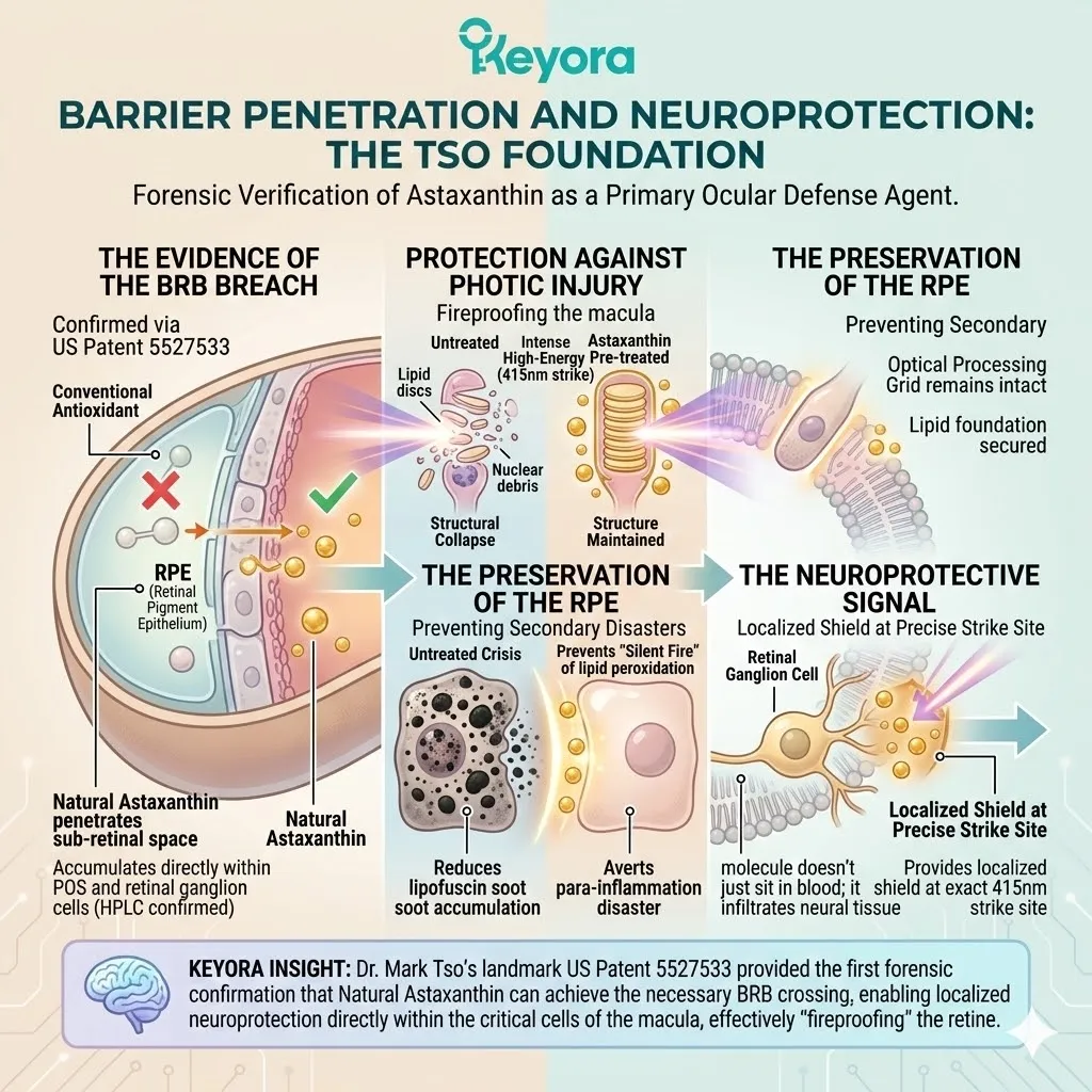 Mechanism of the Tso Foundation verifies Blood-Retinal Barrier penetration via HPLC, fireproofing the Optical Processing Grid against photic injury. Mechanism of the Tso Foundation verifies Blood-Retinal Barrier penetration via HPLC, fireproofing the Optical Processing Grid against photic injury.