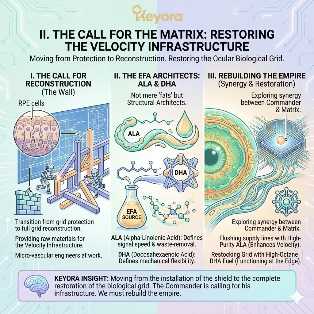 Mechanism of Ocular Matrix Reconstruction restores the Velocity Infrastructure by restocking the Optical Processing Grid with high-purity ALA and high-octane DHA. Mechanism of Ocular Matrix Reconstruction restores the Velocity Infrastructure by restocking the Optical Processing Grid with high-purity ALA and high-octane DHA.