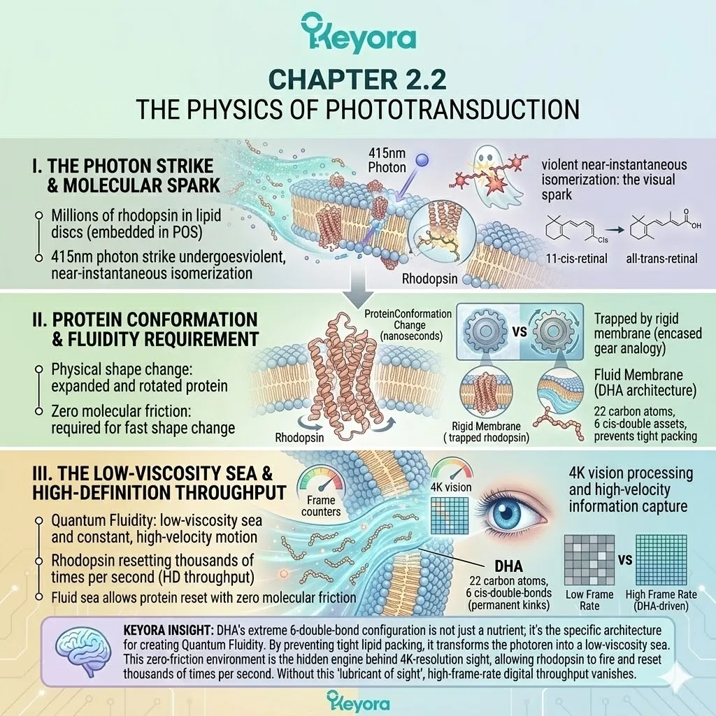 Quantum Fluidity in the Optical Processing Grid enables 11-cis-retinal isomerization and rhodopsin activation to maintain high-definition ATP Synthesis. Quantum Fluidity in the Optical Processing Grid enables 11-cis-retinal isomerization and rhodopsin activation to maintain high-definition ATP Synthesis.
