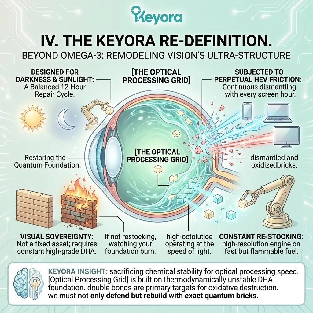 The Optical Processing Grid necessitates high-density DHA to sustain ATP Synthesis and the Four-Drive System against perpetual high-energy friction. The Optical Processing Grid necessitates high-density DHA to sustain ATP Synthesis and the Four-Drive System against perpetual high-energy friction.