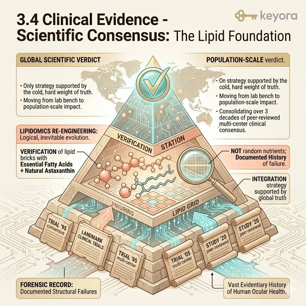 Lipidomics Re-engineering integrates Natural Astaxanthin and Essential Fatty Acids to secure ATP Synthesis and prevent 415nm structural failure. Lipidomics Re-engineering integrates Natural Astaxanthin and Essential Fatty Acids to secure ATP Synthesis and prevent 415nm structural failure.