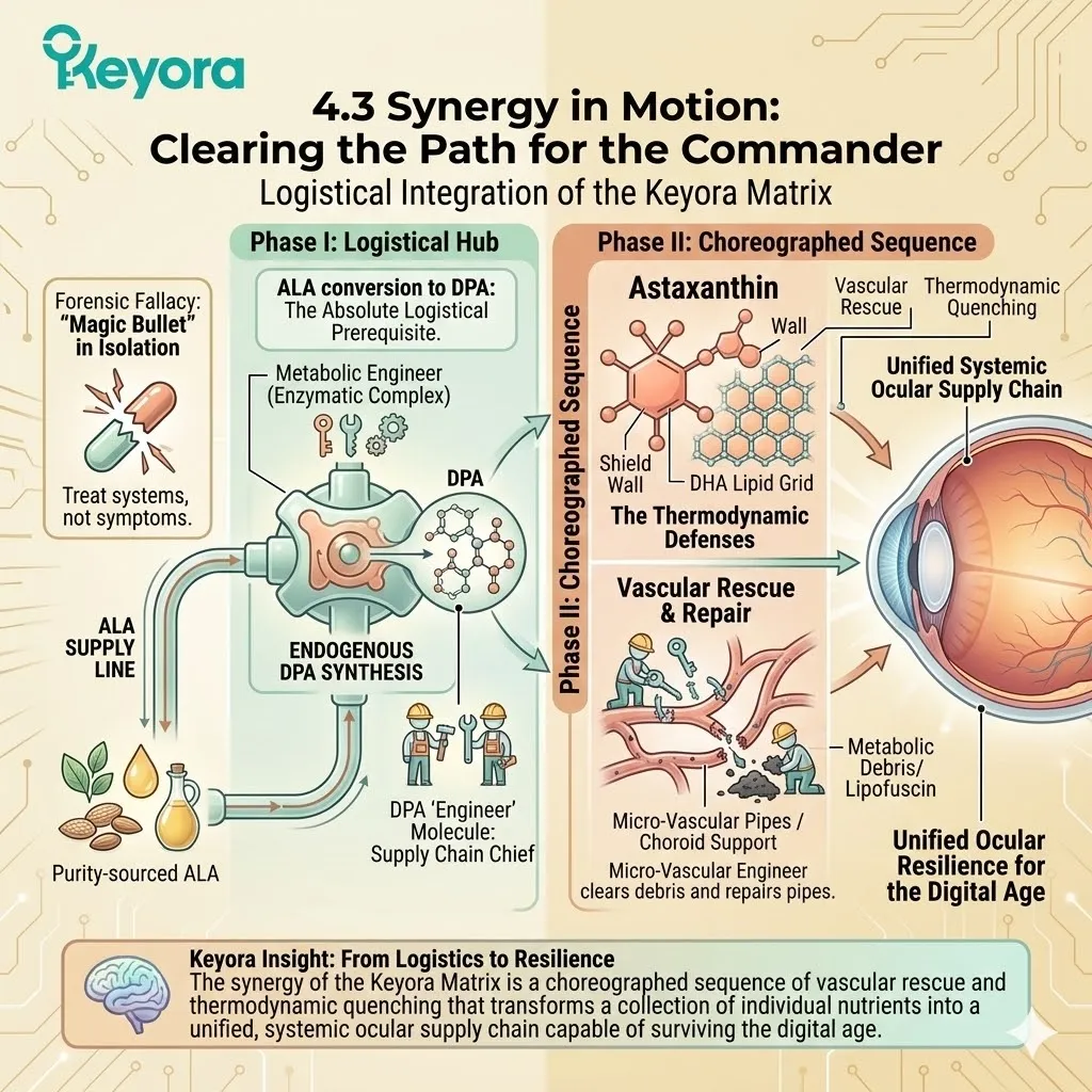 ALA to DPA synthesis clears the logistical debris within the Four-Drive System to ensure Natural Astaxanthin reaches the DHA structural grid. ALA to DPA synthesis clears the logistical debris within the Four-Drive System to ensure Natural Astaxanthin reaches the DHA structural grid.