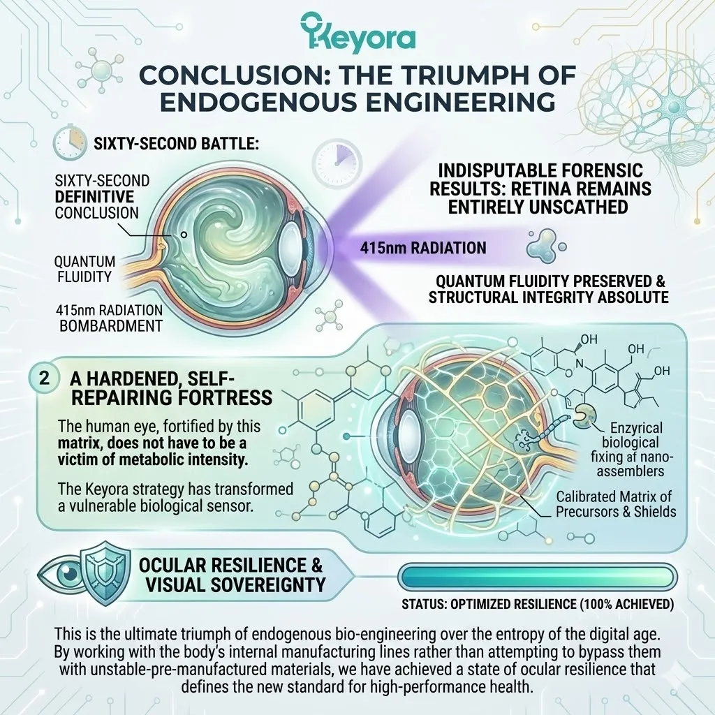 Keyora foveal pit defense achieves the triumph of endogenous engineering to transform a vulnerable biological sensor into a hardened self-repairing fortress. Keyora foveal pit defense achieves the triumph of endogenous engineering to transform a vulnerable biological sensor into a hardened self-repairing fortress.