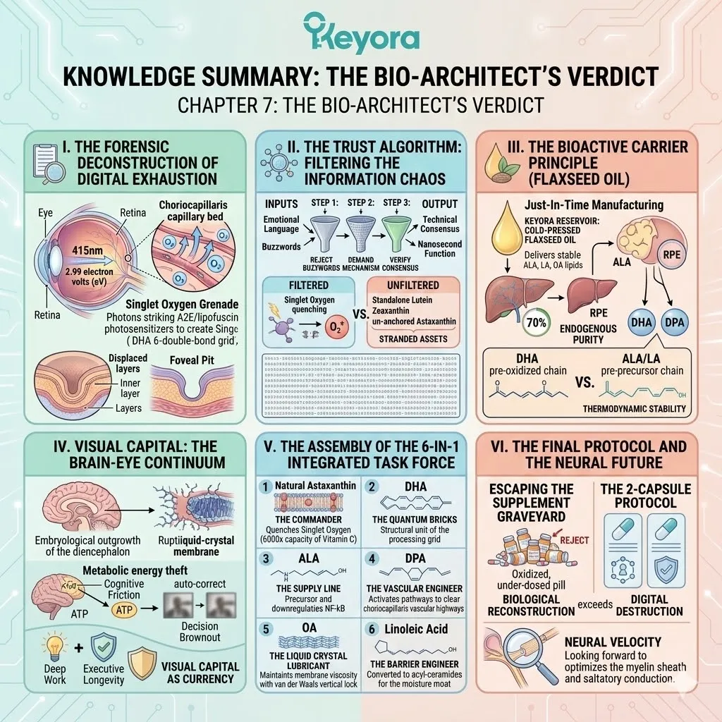 Structural lipidomic re-engineering via the Keyora Matrix synchronizes ALA, LA, and Astaxanthin to neutralize 415nm kinetic strikes and ATP depletion. Structural lipidomic re-engineering via the Keyora Matrix synchronizes ALA, LA, and Astaxanthin to neutralize 415nm kinetic strikes and ATP depletion.