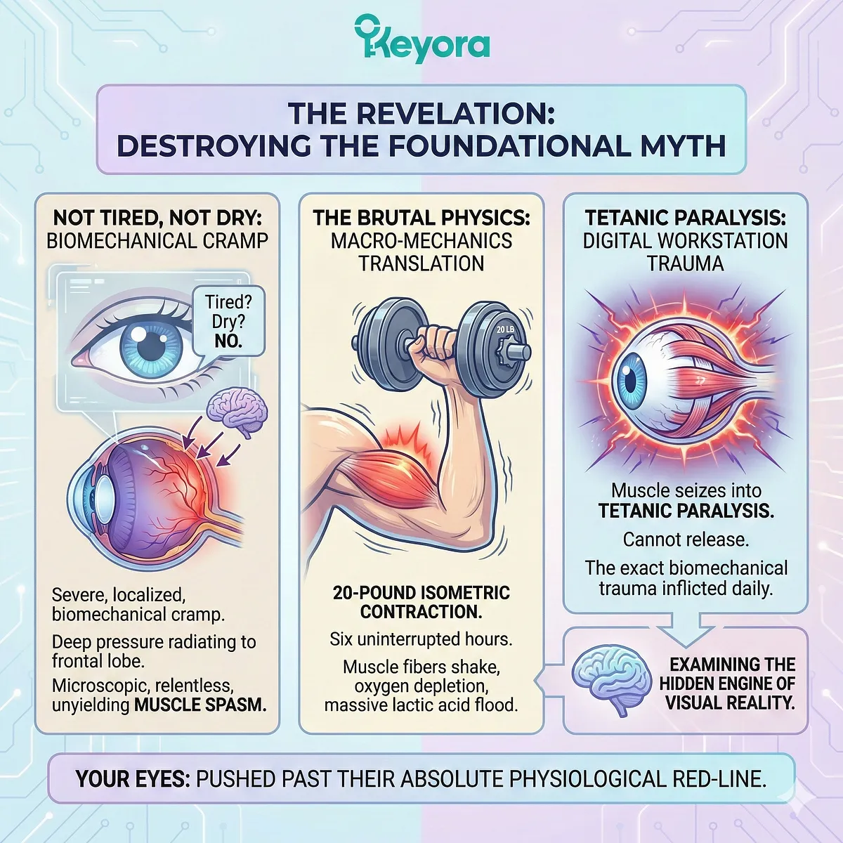Internal anterior chamber analysis identifies ciliary muscle spasticity as the structural origin of the 4:00 PM blur within the Four-Drive System architecture. Internal anterior chamber analysis identifies ciliary muscle spasticity as the structural origin of the 4:00 PM blur within the Four-Drive System architecture.