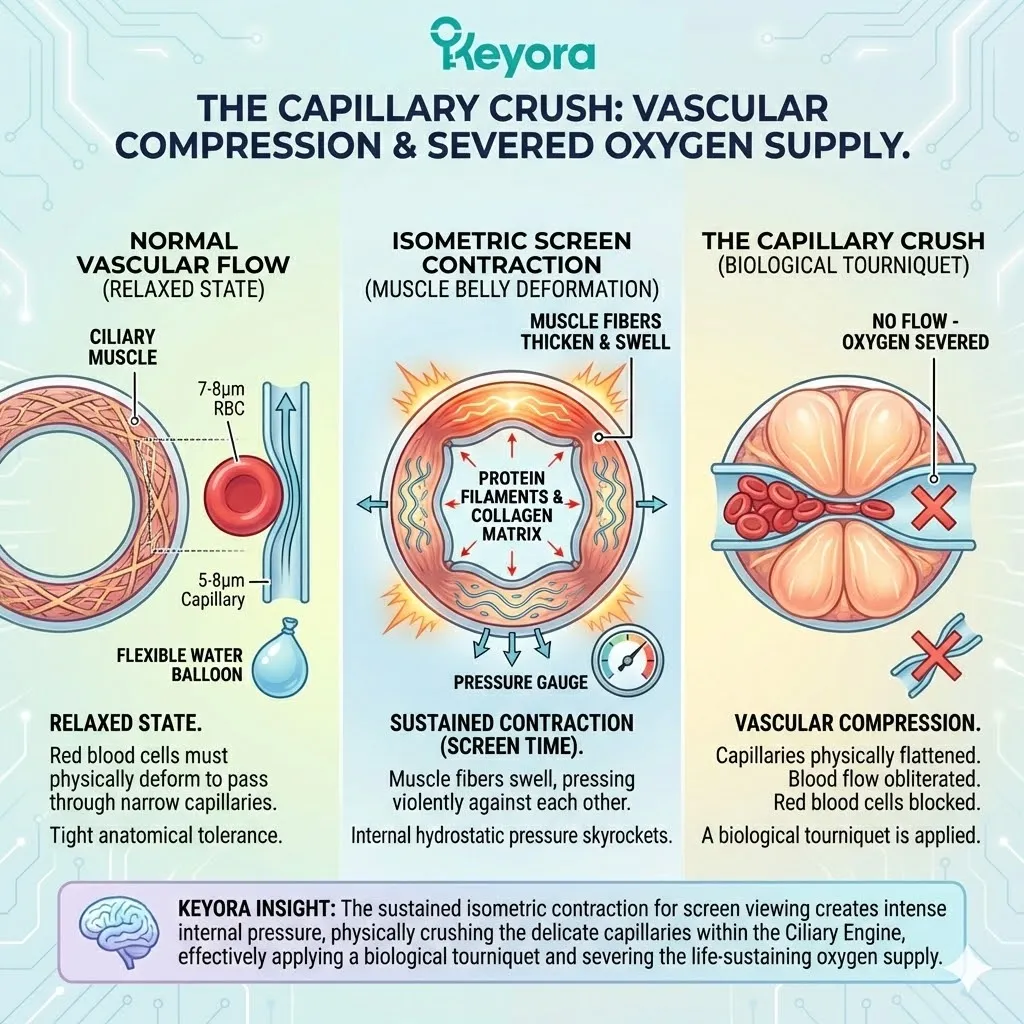 Capillary crush architecture triggers systemic regulator failure as isometric contraction obliterates the Four-Drive System during a neuro-endocrine storm. Capillary crush architecture triggers systemic regulator failure as isometric contraction obliterates the Four-Drive System during a neuro-endocrine storm.