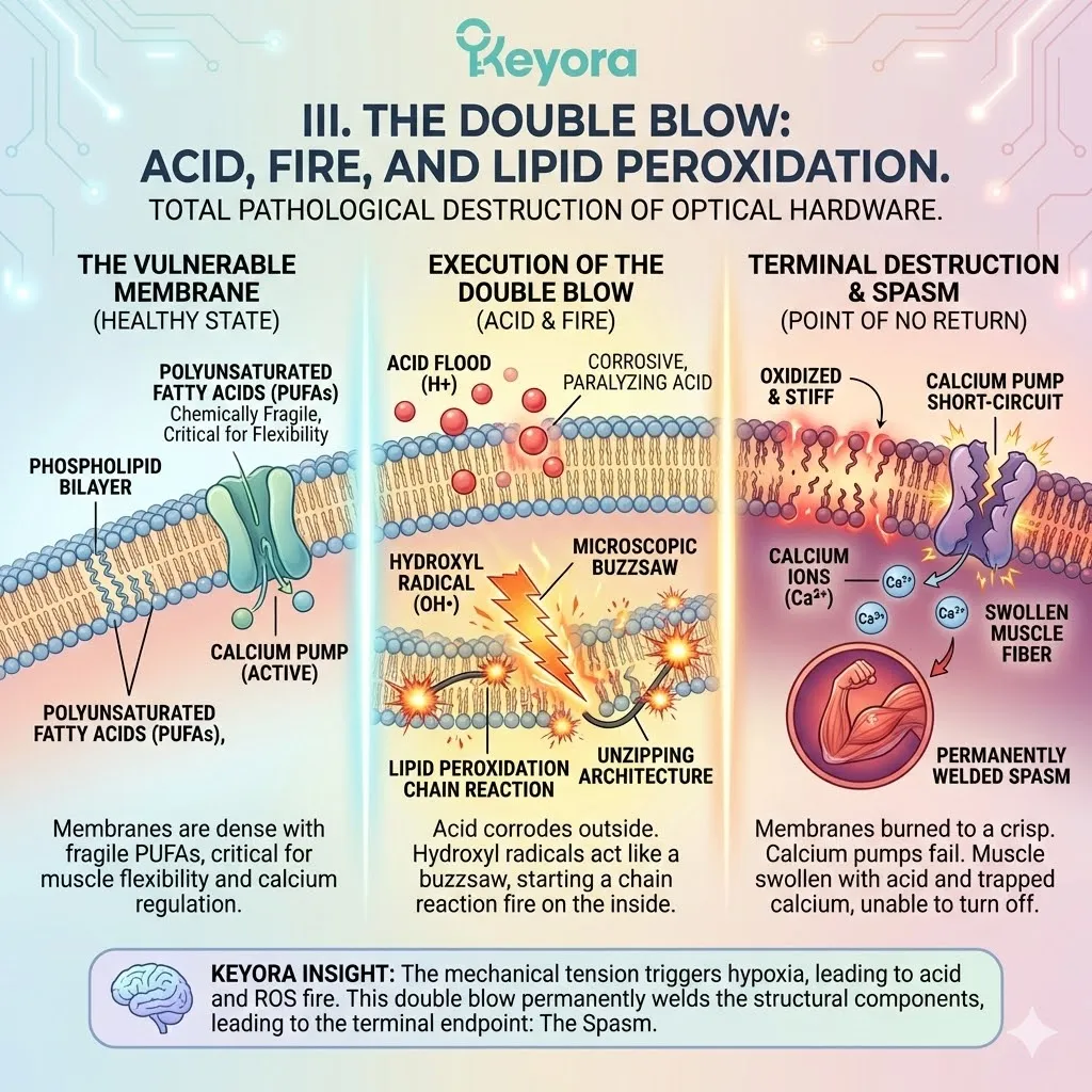 Lipid peroxidation and hydroxyl radical buzzsaws annihilate systemic regulator integrity as phospholipid bilayer destruction bypasses neurological sovereignty. Lipid peroxidation and hydroxyl radical buzzsaws annihilate systemic regulator integrity as phospholipid bilayer destruction bypasses neurological sovereignty.