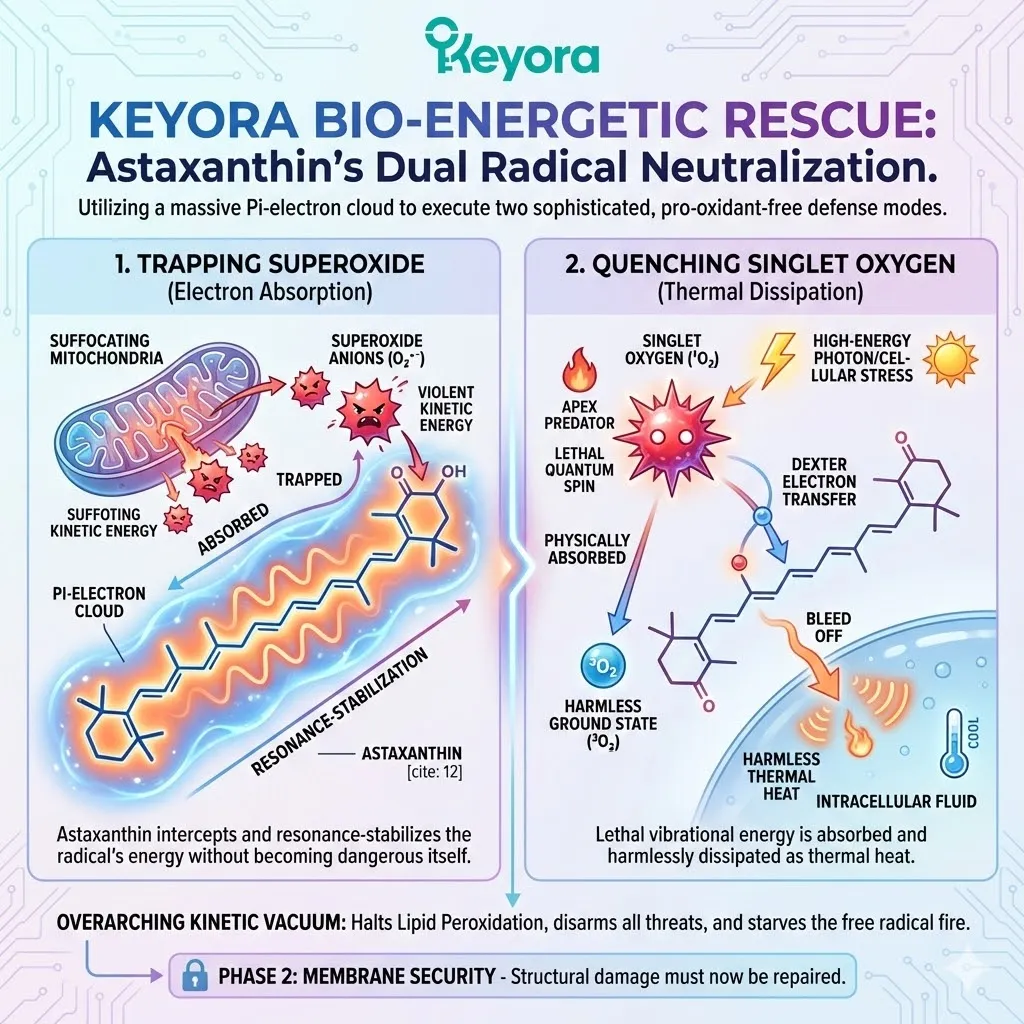 Pi-electron cloud resonance-stabilizes the neuro-endocrine storm through electron absorption and thermal dissipation to preserve ciliary engine architecture. Pi-electron cloud resonance-stabilizes the neuro-endocrine storm through electron absorption and thermal dissipation to preserve ciliary engine architecture.
