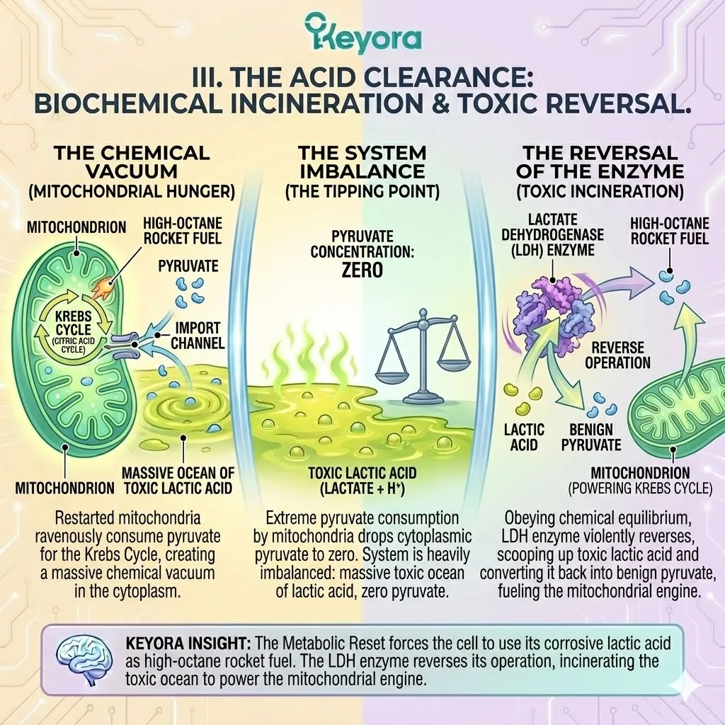 Mitochondrial rescue triggers a chemical vacuum to reverse lactate dehydrogenase pathways and clear the acid debt within the ciliary engine architecture. Mitochondrial rescue triggers a chemical vacuum to reverse lactate dehydrogenase pathways and clear the acid debt within the ciliary engine architecture.