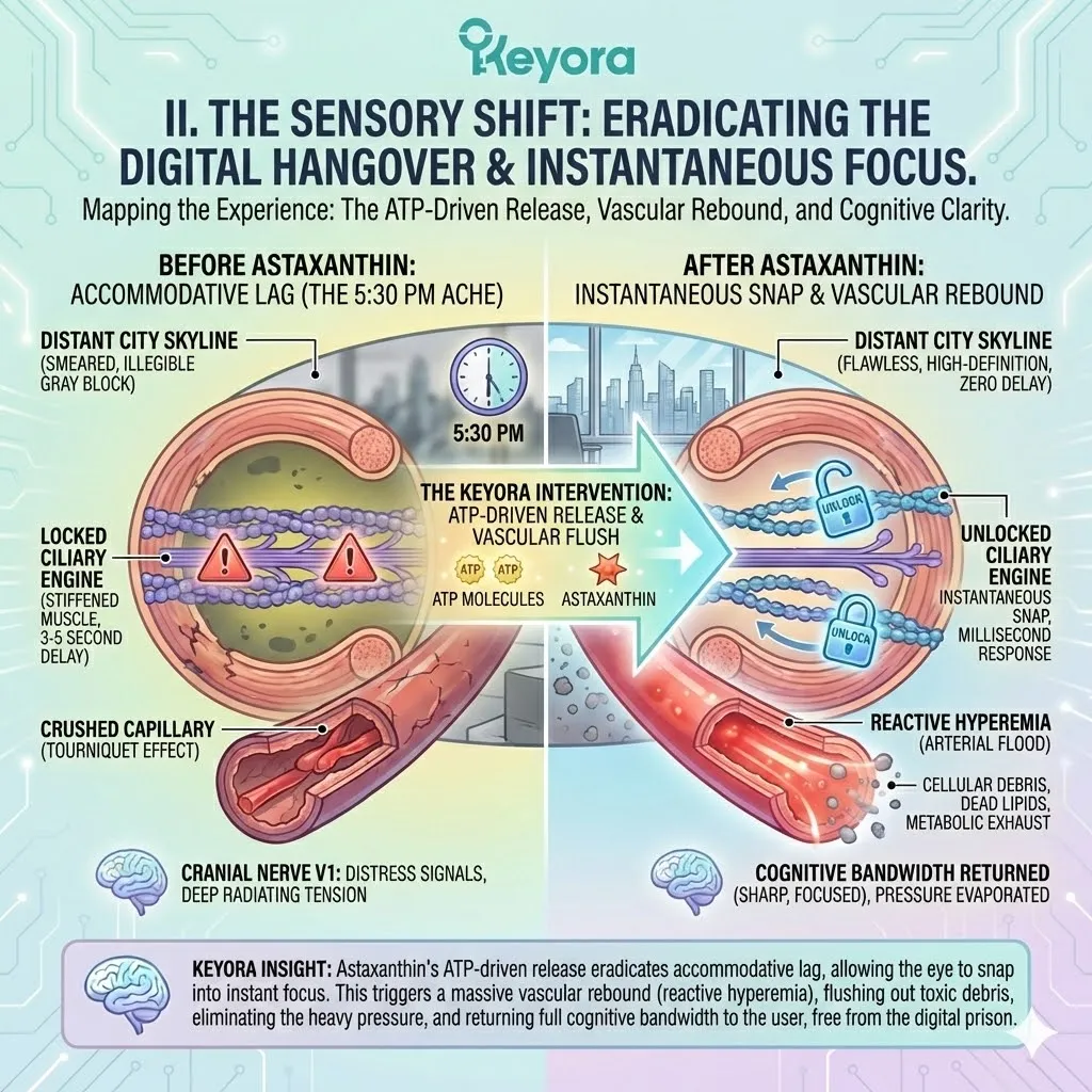 Reactive hyperemia restores capillary blood flow to the ciliary body while ATP synthesis eliminates accommodative lag for absolute neurological sovereignty. Reactive hyperemia restores capillary blood flow to the ciliary body while ATP synthesis eliminates accommodative lag for absolute neurological sovereignty.