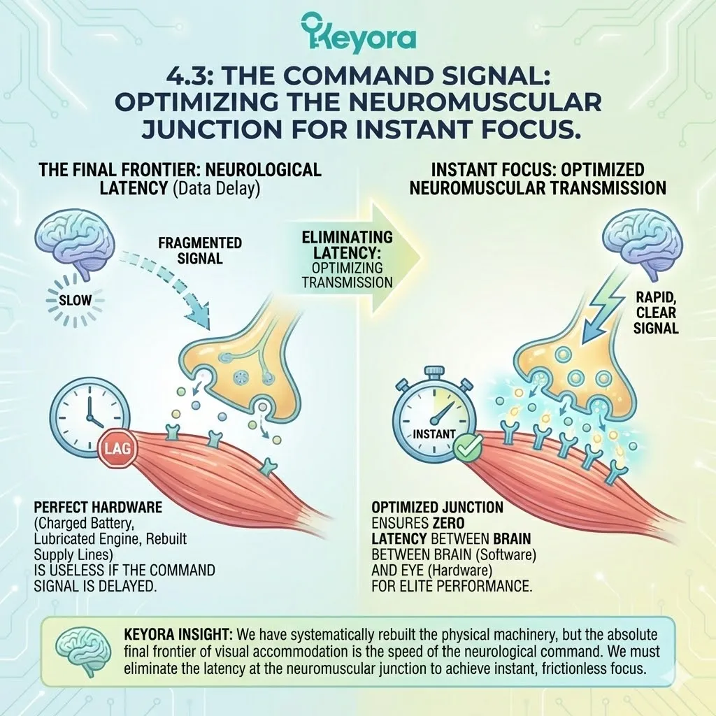 Neuromuscular Junction to eliminate data delay and restore the software-to-hardware interface for neurological sovereignty. Neuromuscular Junction to eliminate data delay and restore the software-to-hardware interface for neurological sovereignty.