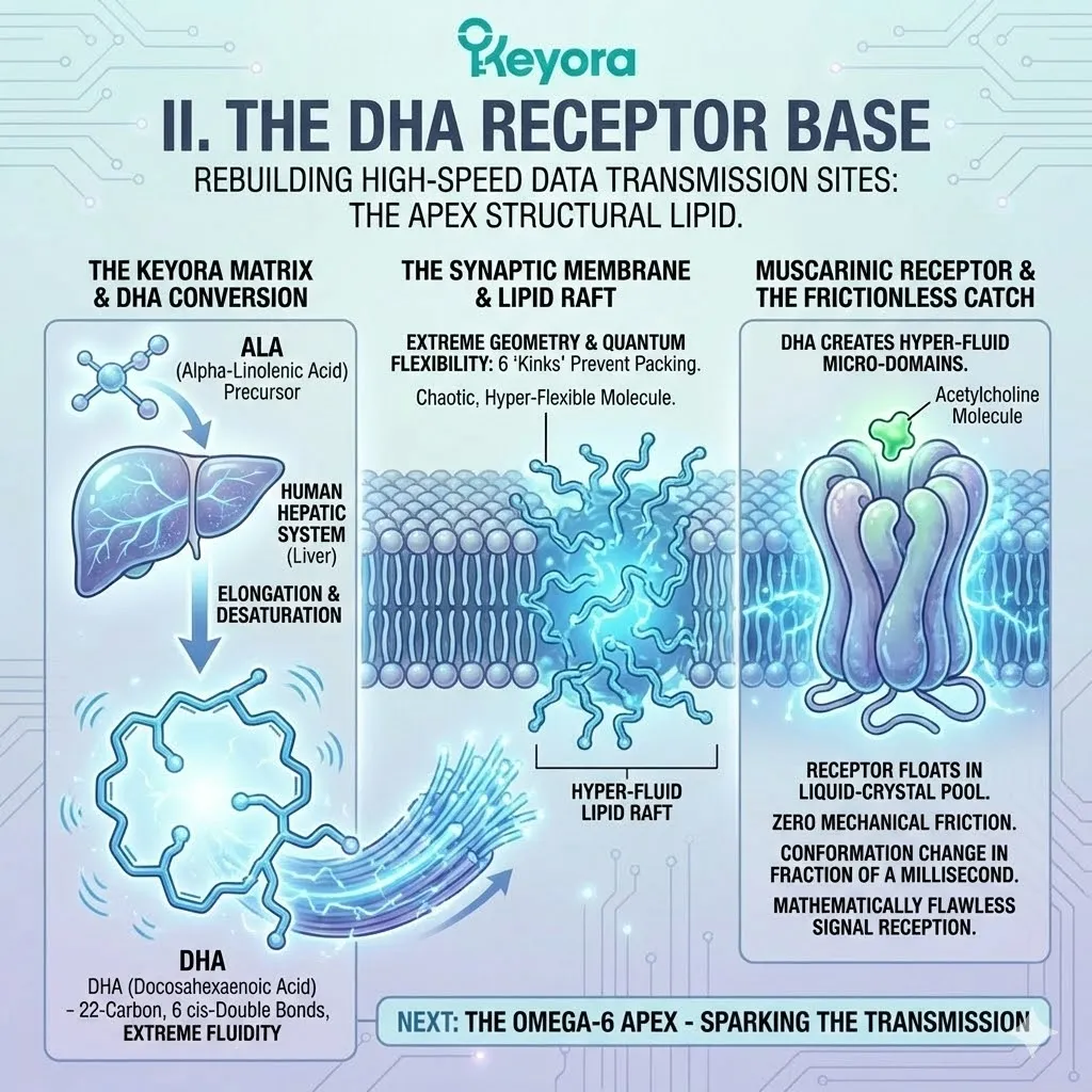 DHA to engineer hyper-fluid Lipid Rafts within the Neuromuscular Junction for frictionless conformation and neurological sovereignty. DHA to engineer hyper-fluid Lipid Rafts within the Neuromuscular Junction for frictionless conformation and neurological sovereignty.