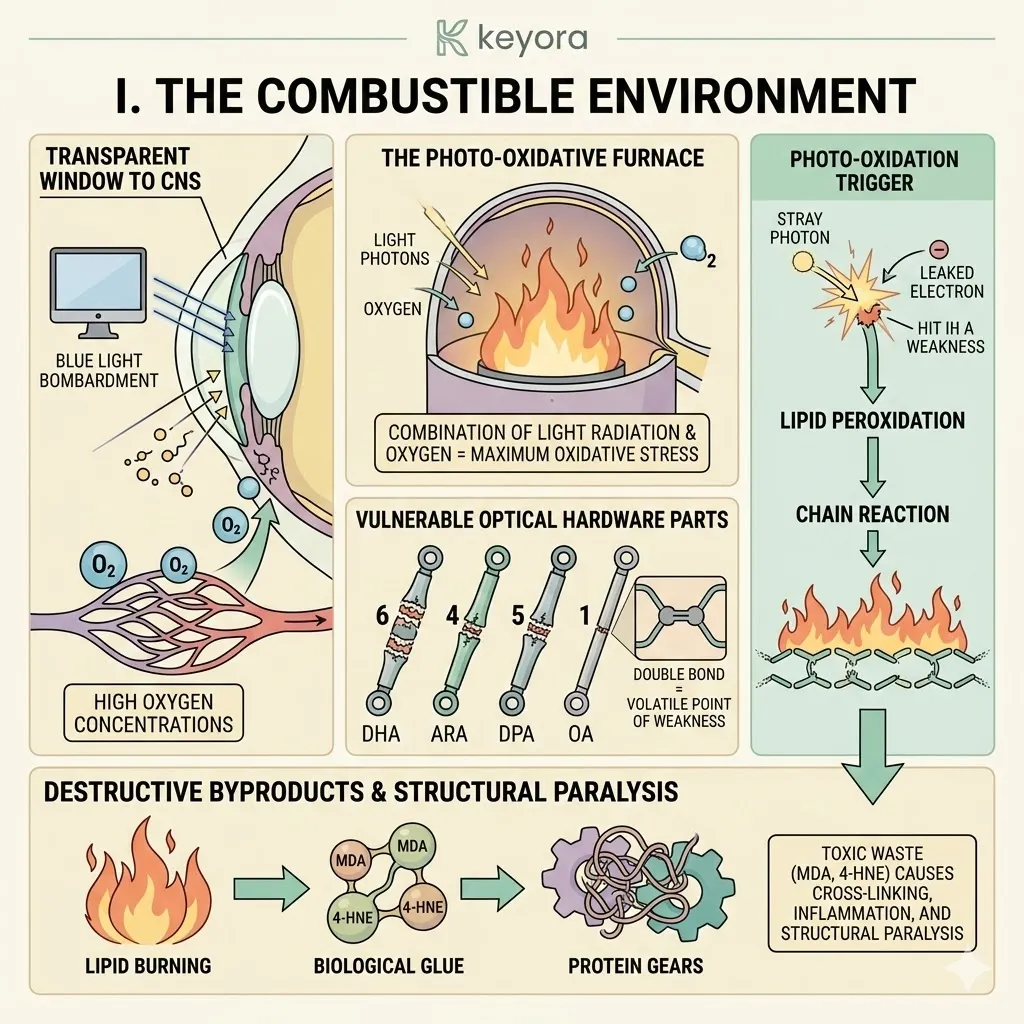 Lipid Peroxidation within the photo-oxidative furnace by shielding vulnerable double bonds to maintain Bio-Mechanical Matrix sovereignty. Lipid Peroxidation within the photo-oxidative furnace by shielding vulnerable double bonds to maintain Bio-Mechanical Matrix sovereignty.