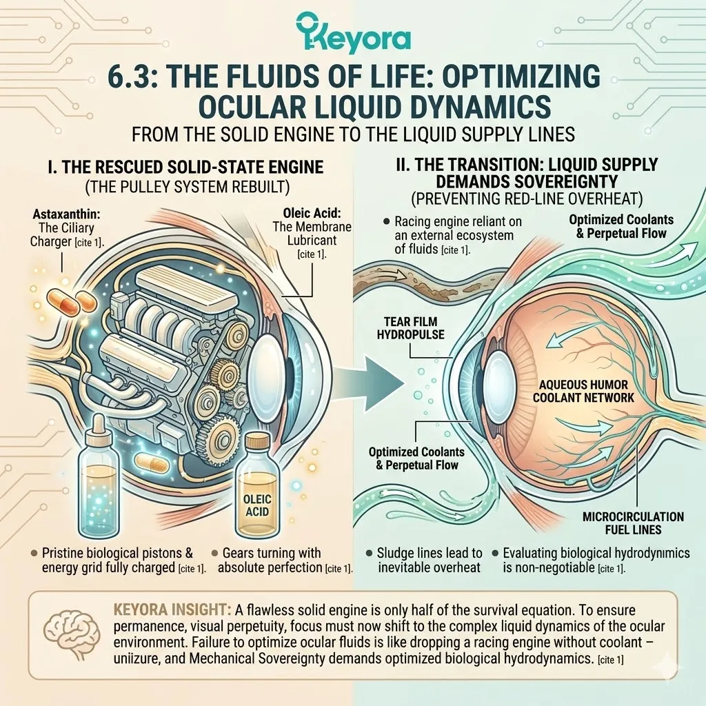 The transition from Solid Mechanics to Liquid Supply Lines identifies the Four-Drive System's reliance on biological hydrodynamics to prevent thermal overload and hardware seizure. The transition from Solid Mechanics to Liquid Supply Lines identifies the Four-Drive System's reliance on biological hydrodynamics to prevent thermal overload and hardware seizure.