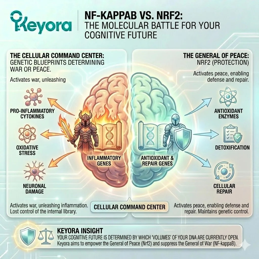 The NF-kappaB General of War initiates a Neuro-Endocrine Storm, inhibiting ATP Synthesis and overriding the Systemic Regulator for total cognitive betrayal. The NF-kappaB General of War initiates a Neuro-Endocrine Storm, inhibiting ATP Synthesis and overriding the Systemic Regulator for total cognitive betrayal.
