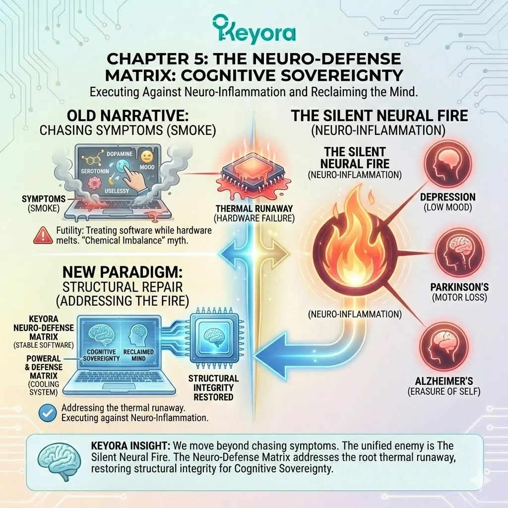 Evidence Hierarchy Protocol identifies the thermal runaway of Neuro-Inflammation to halt The Silent Neural Fire and restore structural hardware integrity. Evidence Hierarchy Protocol identifies the thermal runaway of Neuro-Inflammation to halt The Silent Neural Fire and restore structural hardware integrity.