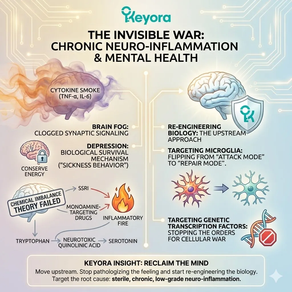 Systemic Regulator protocols target microglial phenotypic shifts to inhibit IL-6 and TNF-alpha cytokines, extinguishing the Silent Neural Fire and synaptic interference. Systemic Regulator protocols target microglial phenotypic shifts to inhibit IL-6 and TNF-alpha cytokines, extinguishing the Silent Neural Fire and synaptic interference.