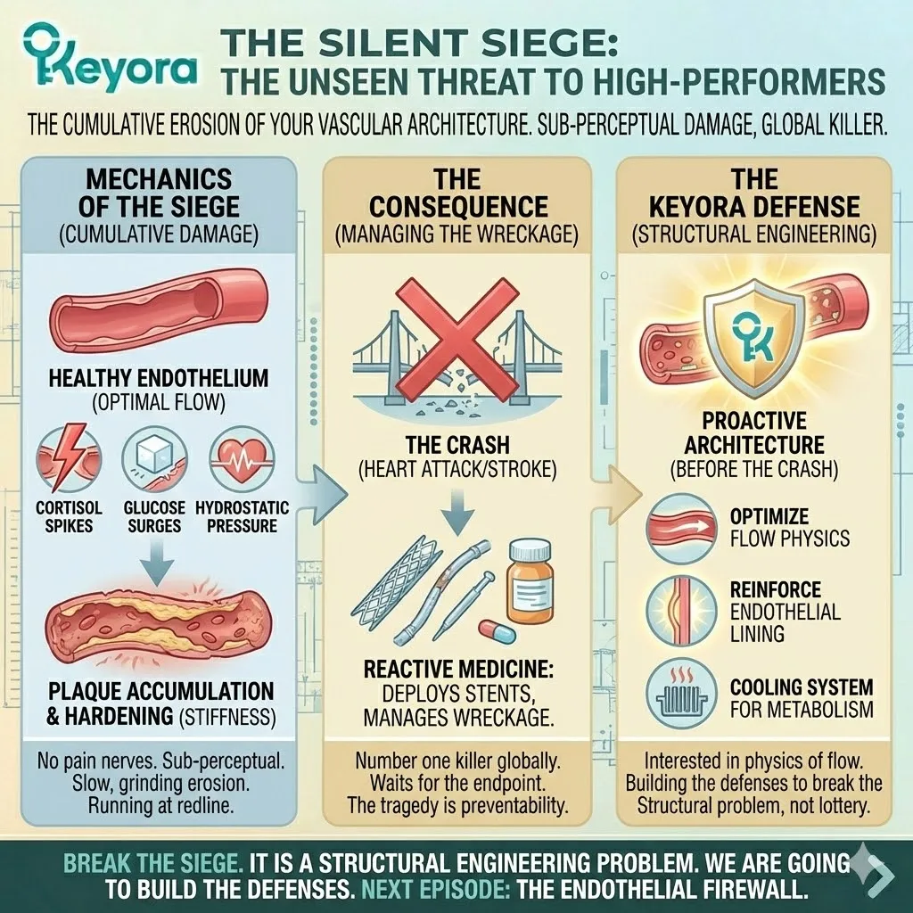 The Silent Siege mechanism monitors endothelial lining erosion and hydrostatic pressure shockwaves to safeguard vascular architecture and optimize the cooling system. The Silent Siege mechanism monitors endothelial lining erosion and hydrostatic pressure shockwaves to safeguard vascular architecture and optimize the cooling system.