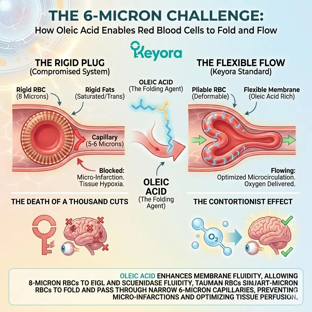 RBC deformability optimization overcomes the 6-micron capillary checkpoint via lipid bilayer remodeling to prevent micro-infarction and maintain systemic sovereignty. RBC deformability optimization overcomes the 6-micron capillary checkpoint via lipid bilayer remodeling to prevent micro-infarction and maintain systemic sovereignty.