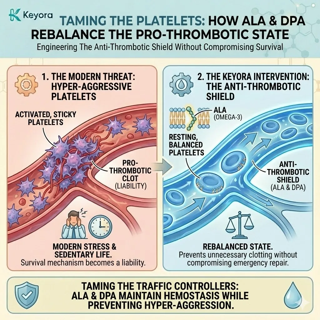 Platelet activation management rebalances the pro-thrombotic state to neutralize hemodynamic drag and maintain systemic regulator stability for total vascular sovereignty. Platelet activation management rebalances the pro-thrombotic state to neutralize hemodynamic drag and maintain systemic regulator stability for total vascular sovereignty.