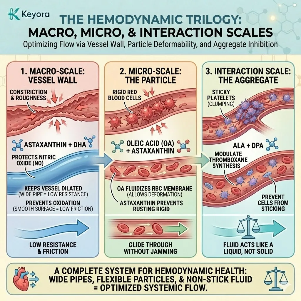 Systemic regulator optimization integrates astaxanthin and fatty acid synergies to resolve vessel constriction and particle rigidity for total micro-circulatory sovereignty. Systemic regulator optimization integrates astaxanthin and fatty acid synergies to resolve vessel constriction and particle rigidity for total micro-circulatory sovereignty.