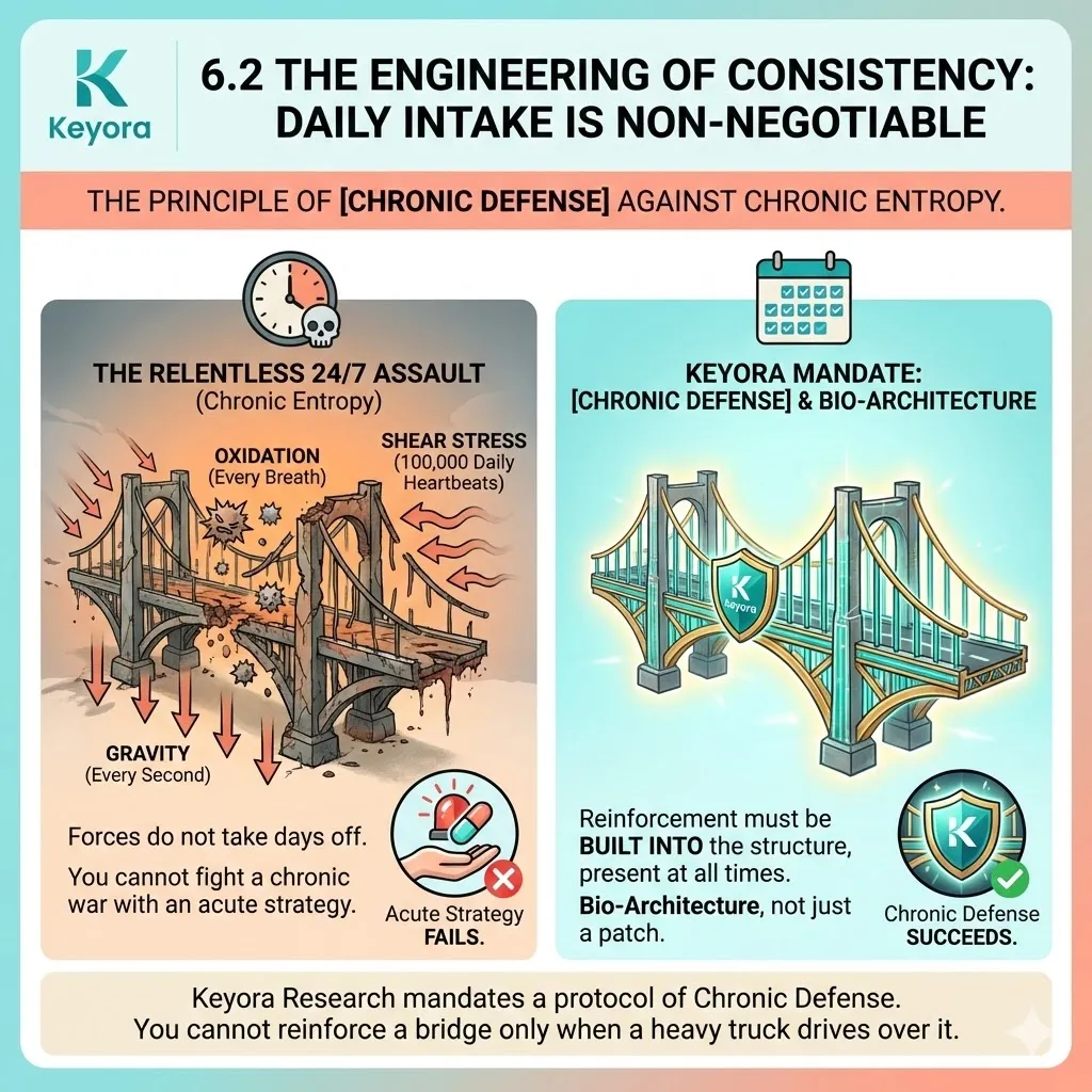 Chronic Defense protocol drives ATP synthesis to resist shear stress and entropy within the Four-Drive System preventing a Neuro-Endocrine Storm. Chronic Defense protocol drives ATP synthesis to resist shear stress and entropy within the Four-Drive System preventing a Neuro-Endocrine Storm.