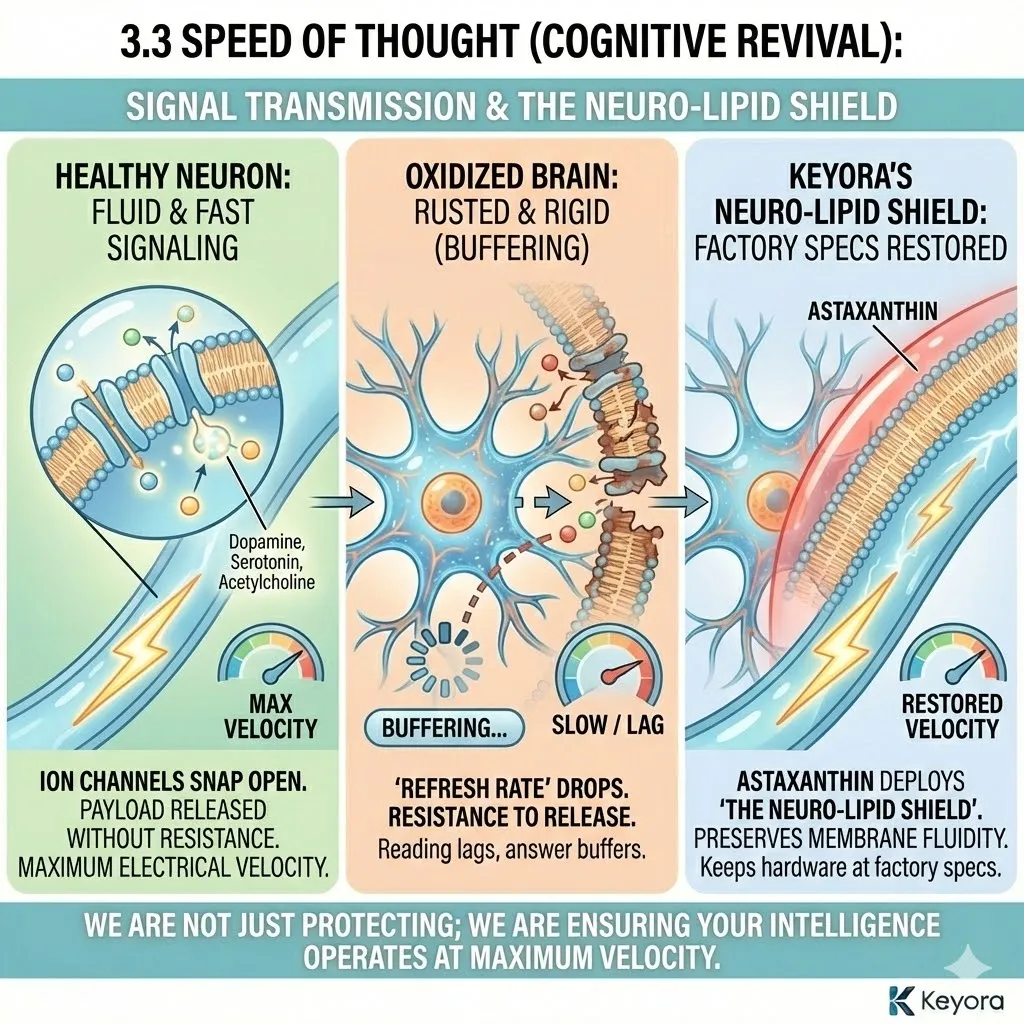 The Neuro-Lipid Shield optimizes Signal Transmission Speed within the Neural Architecture by preserving membrane fluidity and protecting ion channel functionality from degradation. The Neuro-Lipid Shield optimizes Signal Transmission Speed within the Neural Architecture by preserving membrane fluidity and protecting ion channel functionality from degradation.