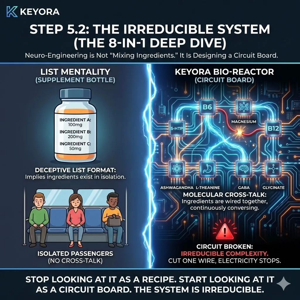 The Bio-Reactor model replaces the list mentality with a high-speed circuit board design where molecular cross-talk ensures uninterrupted neurological electricity. The Bio-Reactor model replaces the list mentality with a high-speed circuit board design where molecular cross-talk ensures uninterrupted neurological electricity.