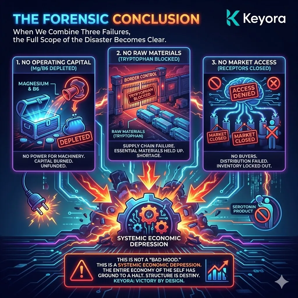 The Forensic Conclusion—The total collapse of the self-regulating economy. The Forensic Conclusion—The total collapse of the self-regulating economy.